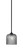 Toltec Lighting - 560-MB-4912 - One Light Mini Pendant - Zilo - Matte Black