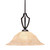 Toltec Lighting - 562-DG-53818 - One Light Pendant - Zilo - Dark Granite