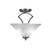 Toltec Lighting - 563-GP-701 - Two Light Semi-Flush Mount - Zilo - Graphite