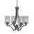 Toltec Lighting - 564-GP-3002 - Four Light Chandelier - Zilo - Graphite