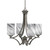 Toltec Lighting - 564-GP-3009 - Four Light Chandelier - Zilo - Graphite