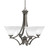 Toltec Lighting - 564-GP-312 - Four Light Chandelier - Zilo - Graphite