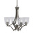 Toltec Lighting - 564-GP-461 - Four Light Chandelier - Zilo - Graphite