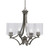 Toltec Lighting - 564-GP-530 - Four Light Chandelier - Zilo - Graphite
