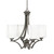 Toltec Lighting - 564-GP-531 - Four Light Chandelier - Zilo - Graphite