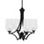Toltec Lighting - 564-MB-4250 - Four Light Chandelier - Zilo - Matte Black