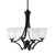 Toltec Lighting - 564-MB-460 - Four Light Chandelier - Zilo - Matte Black