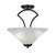 Toltec Lighting - 565-MB-714 - Three Light Semi-Flush Mount - Zilo - Matte Black