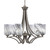 Toltec Lighting - 566-GP-3009 - Six Light Chandelier - Zilo - Graphite