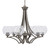 Toltec Lighting - 566-GP-4100 - Six Light Chandelier - Zilo - Graphite