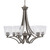 Toltec Lighting - 566-GP-461 - Six Light Chandelier - Zilo - Graphite