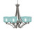 Toltec Lighting - 566-GP-4615 - Six Light Chandelier - Zilo - Graphite