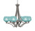 Toltec Lighting - 566-GP-4625 - Six Light Chandelier - Zilo - Graphite