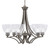 Toltec Lighting - 566-GP-4760 - Six Light Chandelier - Zilo - Graphite