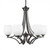 Toltec Lighting - 566-GP-615 - Six Light Chandelier - Zilo - Graphite