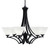 Toltec Lighting - 566-MB-312 - Six Light Chandelier - Zilo - Matte Black