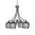 Toltec Lighting - 568-GP-4602 - Four Light Chandelier - Zilo - Graphite