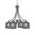 Toltec Lighting - 568-GP-4612 - Four Light Chandelier - Zilo - Graphite