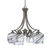 Toltec Lighting - 568-GP-4819 - Four Light Chandelier - Zilo - Graphite