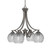 Toltec Lighting - 568-GP-5110 - Four Light Chandelier - Zilo - Graphite
