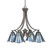 Toltec Lighting - 568-GP-9325 - Four Light Chandelier - Zilo - Graphite