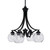 Toltec Lighting - 568-MB-4102 - Four Light Chandelier - Zilo - Matte Black