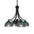 Toltec Lighting - 568-MB-9925 - Four Light Chandelier - Zilo - Matte Black