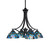 Toltec Lighting - 568-MB-9955 - Four Light Chandelier - Zilo - Matte Black