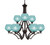 Toltec Lighting - 569-DG-4625 - Nine Light Chandelier - Zilo - Dark Granite