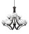 Toltec Lighting - 569-MB-4109 - Nine Light Chandelier - Zilo - Matte Black