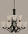 Toltec Lighting - 569-MB-729 - Nine Light Chandelier - Zilo - Matte Black