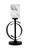 Toltec Lighting - 56-MB-3009 - One Light Accent Lamp - Accent Lamps - Matte Black