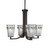 Toltec Lighting - 574-DG-9554 - Four Light Chandelier - Apollo - Dark Granite