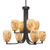 Toltec Lighting - 578-DG-4175 - Eight Light Chandelier - Apollo - Dark Granite