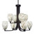 Toltec Lighting - 578-DG-5054 - Eight Light Chandelier - Apollo - Dark Granite