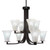 Toltec Lighting - 578-DG-721 - Eight Light Chandelier - Apollo - Dark Granite