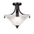 Toltec Lighting - 579-DG-641 - Two Light Semi-Flush Mount - Apollo - Dark Granite