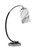 Toltec Lighting - 57-GPMB-3009 - One Light Desk Lamp - Desk Lamps - Graphite & Matte Black