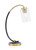 Toltec Lighting - 57-MBNAB-300 - One Light Desk Lamp - Desk Lamps - Matte Black & New Age Brass