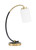 Toltec Lighting - 57-MBNAB-310 - One Light Desk Lamp - Desk Lamps - Matte Black & New Age Brass