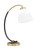 Toltec Lighting - 57-MBNAB-4761 - One Light Desk Lamp - Desk Lamps - Matte Black & New Age Brass