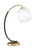 Toltec Lighting - 57-MBNAB-4811 - One Light Desk Lamp - Desk Lamps - Matte Black & New Age Brass