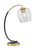 Toltec Lighting - 57-MBNAB-4812 - One Light Desk Lamp - Desk Lamps - Matte Black & New Age Brass