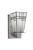 Toltec Lighting - 581-GP-9554 - One Light Wall Sconce - Apollo - Graphite