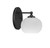 Toltec Lighting - 5911-MB-212 - One Light Wall Sconce - Capri - Matte Black