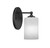Toltec Lighting - 5911-MB-3001 - One Light Wall Sconce - Capri - Matte Black