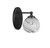Toltec Lighting - 5911-MB-4109 - One Light Wall Sconce - Capri - Matte Black
