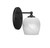 Toltec Lighting - 5911-MB-4811 - One Light Wall Sconce - Capri - Matte Black