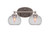 Toltec Lighting - 5912-BN-202 - Two Light Bath Bar - Capri - Brushed Nickel