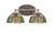 Toltec Lighting - 5912-BN-9905 - Two Light Bath Bar - Capri - Brushed Nickel